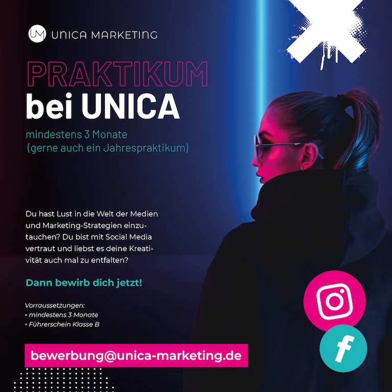 Praktikum bei Unica Marketing